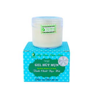 gel hút mụn bạc hà