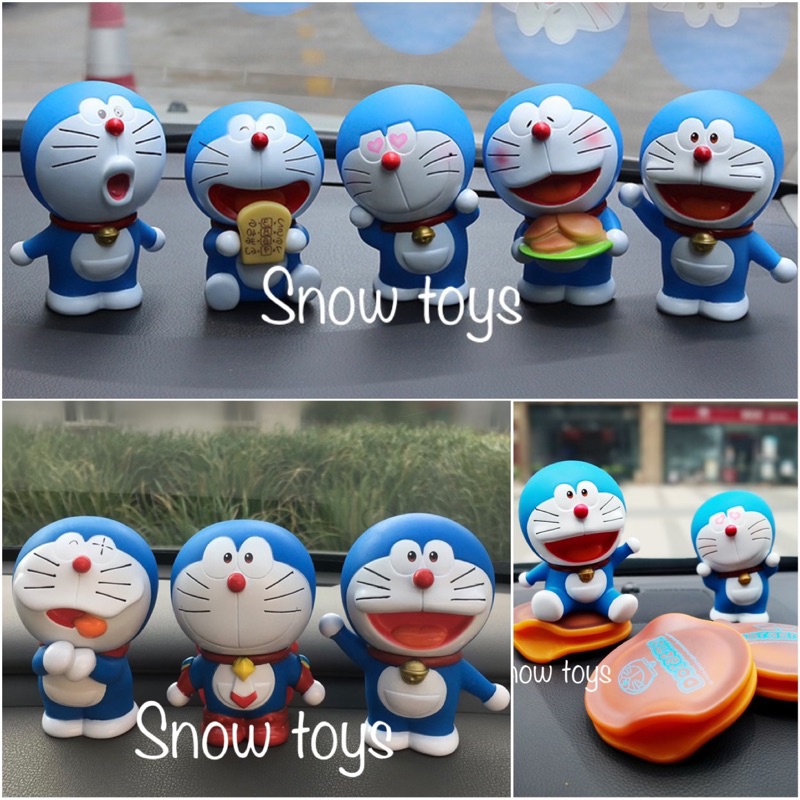 Mô hình Mèo ú Doraemon Doremon - Nobi Nobita Bánh rán Dorayaki - Stand by me - 10cm x 5cm - Fullbox