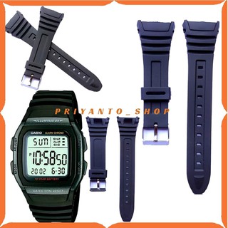 Dây đeo màu đen thời trang cho casio w96h casio w-96h w 96h