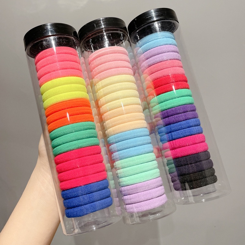 Dây Buộc Tóc Cao Su Co Giãn Dành Cho Nữ