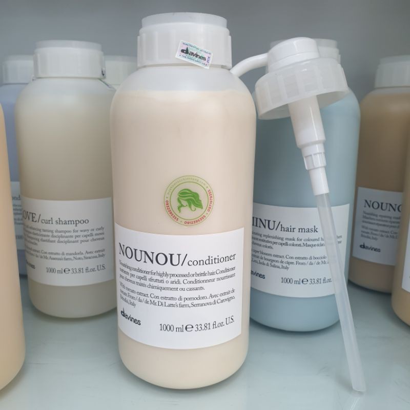 DẦU GỘI XẢ DAVINES NOUNOU PHỤC HỒI TÓC 250ml - 1000ml