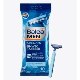 Set 10 dao cạo râu lưỡi kép Balea Men hàng nội địa Đức