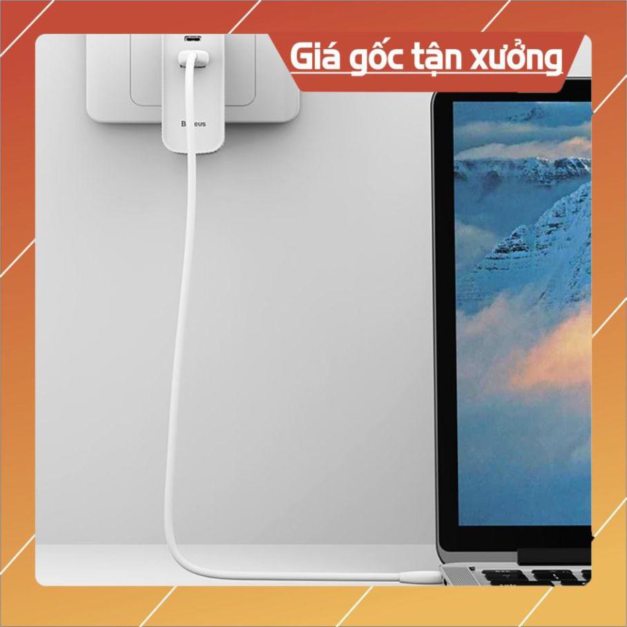 Pin sạc dự phòng hỗ trợ Bộ cóc củ sạc nhanh tích hợp pin dự phòng 5000mAh hiệu Baseus Power station - Hàng chính hãng