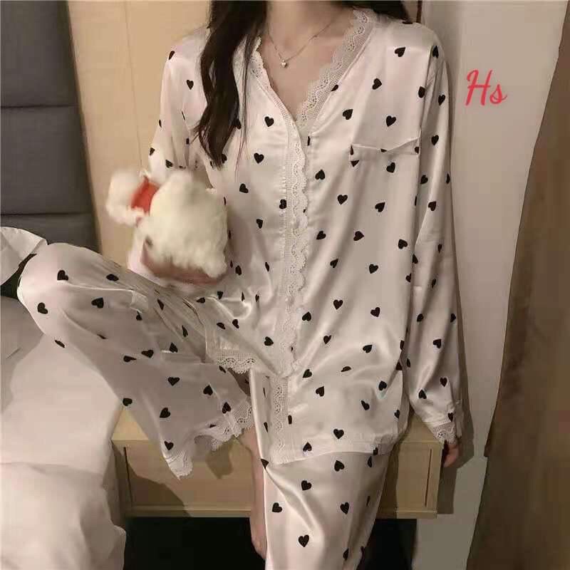 Bộ trái tim viền ren HS6
