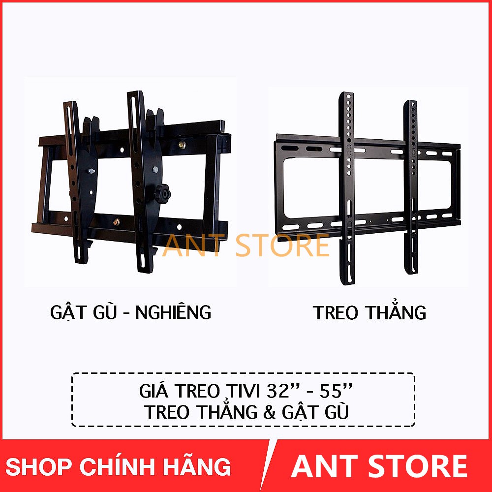 [GIAO HÀNG 60S] KHUNG TIVI TREO THẲNG , NGHIÊNG 32'' - 42&quot;