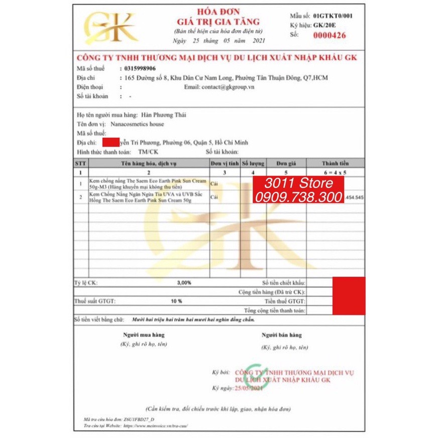 Kem chống nắng The Saem Eco Earth Pink Sun Cream Special Set SPF50+PA+++