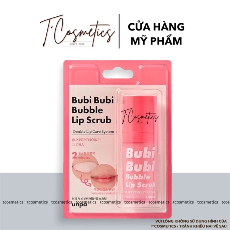 Tẩy Tế Bào Chết Môi Bubibubi Lip MẪU MỚI NHẤT 2021 [1 Chai 12ml]