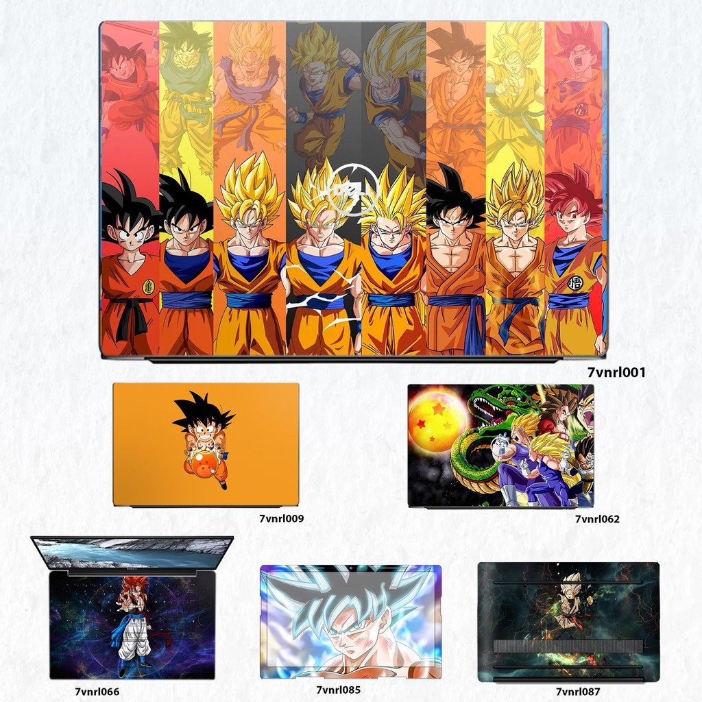 Skin dán Laptop Dell in hình Dragon Ball (inbox mã máy cho Shop)