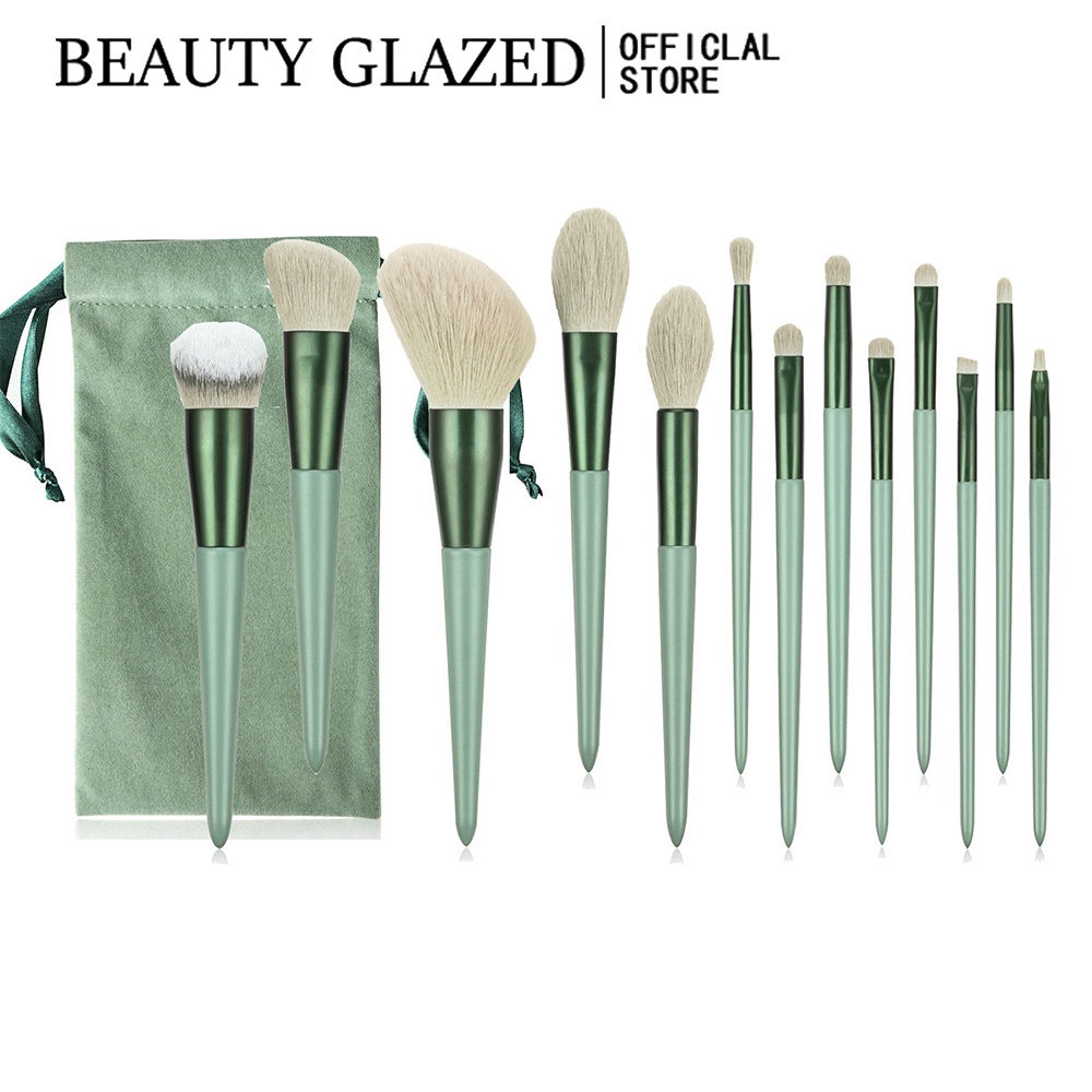 Set 13 cọ trang điểm mắt Beauty Glazed chất lượng cao