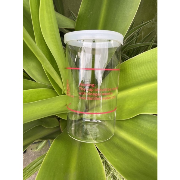Ly thuỷ tinh, cốc đựng nước cho máy xông hơi 707a,707c
