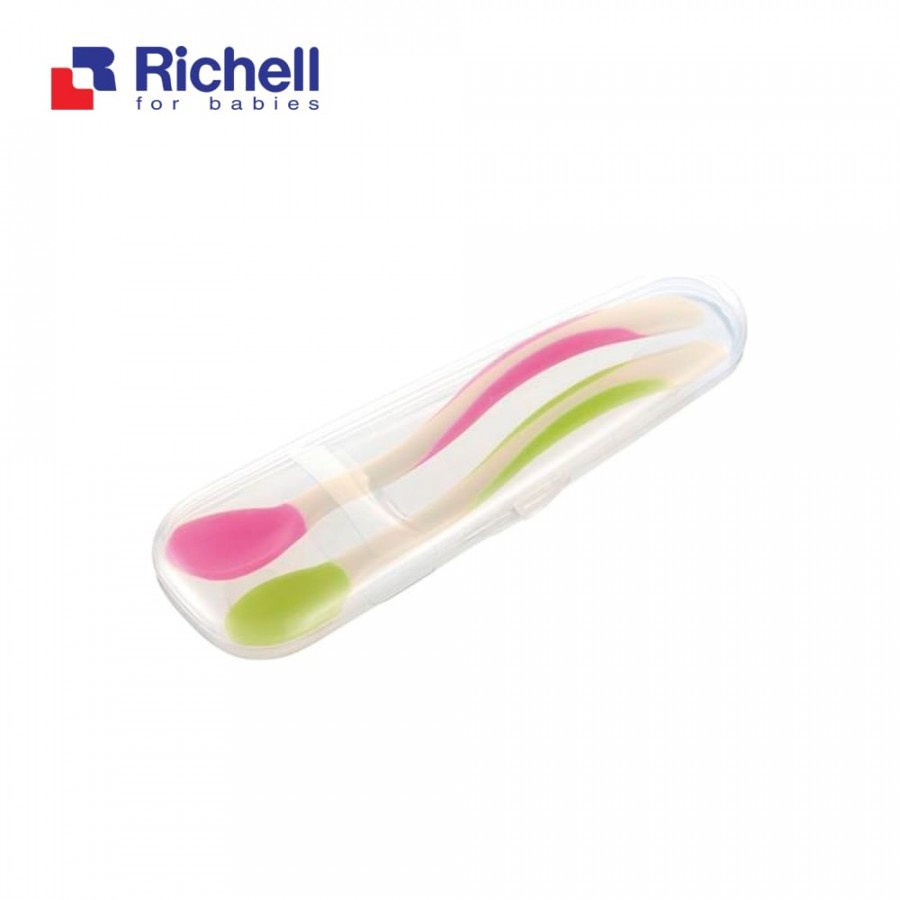 BỘ 2 THÌA - MUỖNG MỀM RICHELL KÈM HỘP - CHÍNH HÃNG