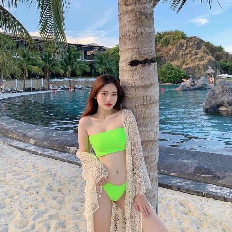 Bikini form ống màu neon nổi bật kèm ảnh thật và feedback