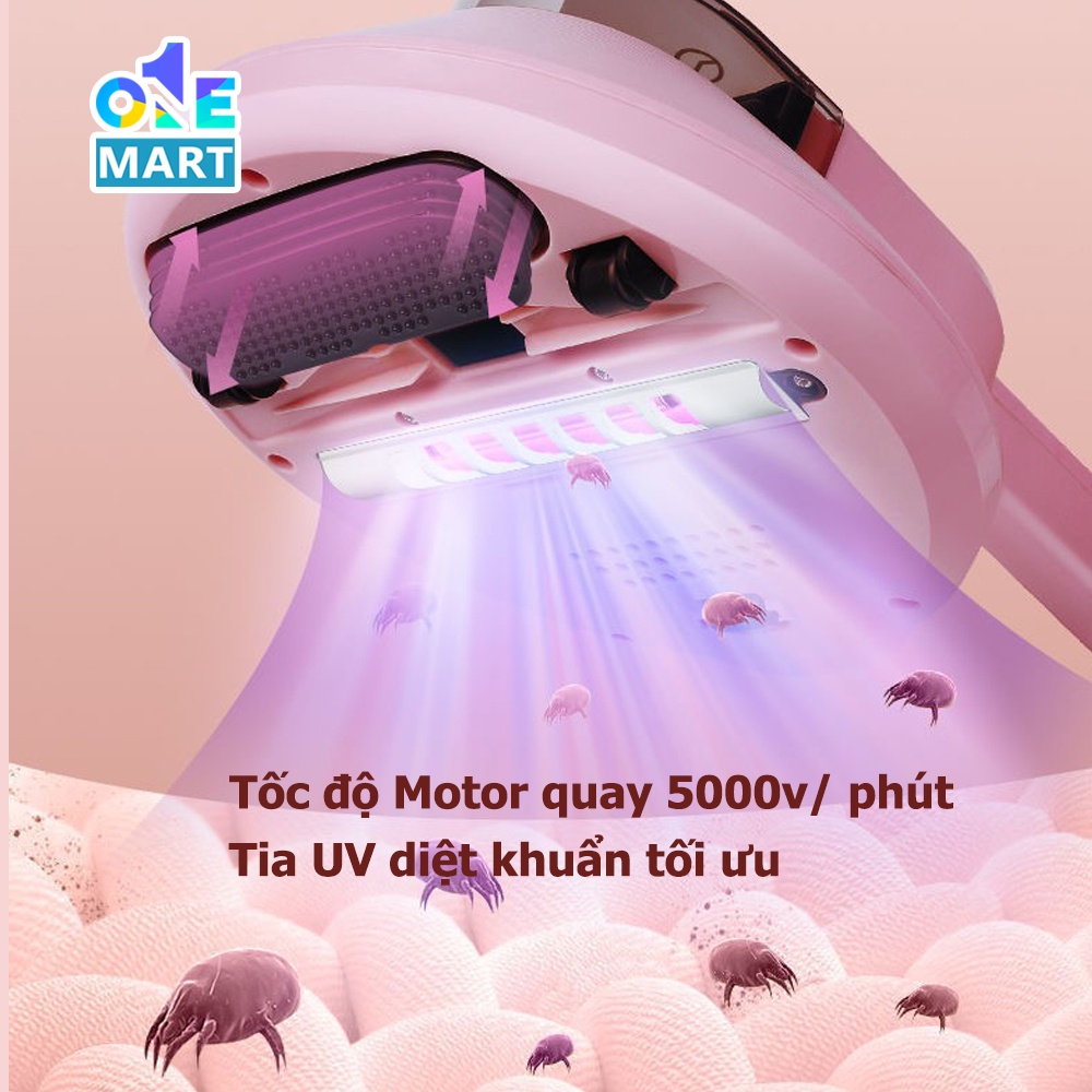 Máy hút bụi diệt khuẩn UV giường đệm Yangzi Cm80 hút cực khỏe diệt khuẩn tối ưu - bảo hành chính hãng