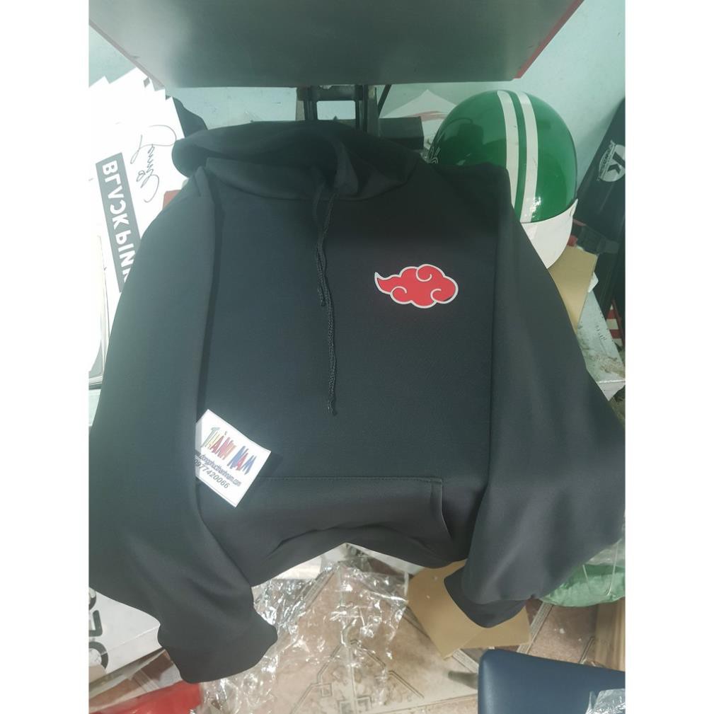 HOT SALE- Áo akatsuki, áo hoodie tổ chức akatsuki Naruto phản quang, áo Naruto phản quang