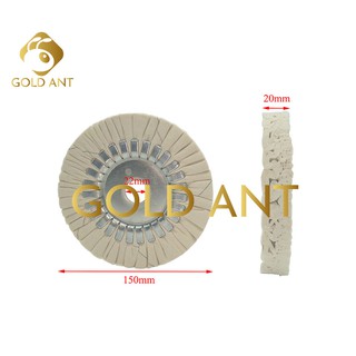Bánh xe vải đánh bóng cho máy dán cạnh 150*22*20mm lõi sắt