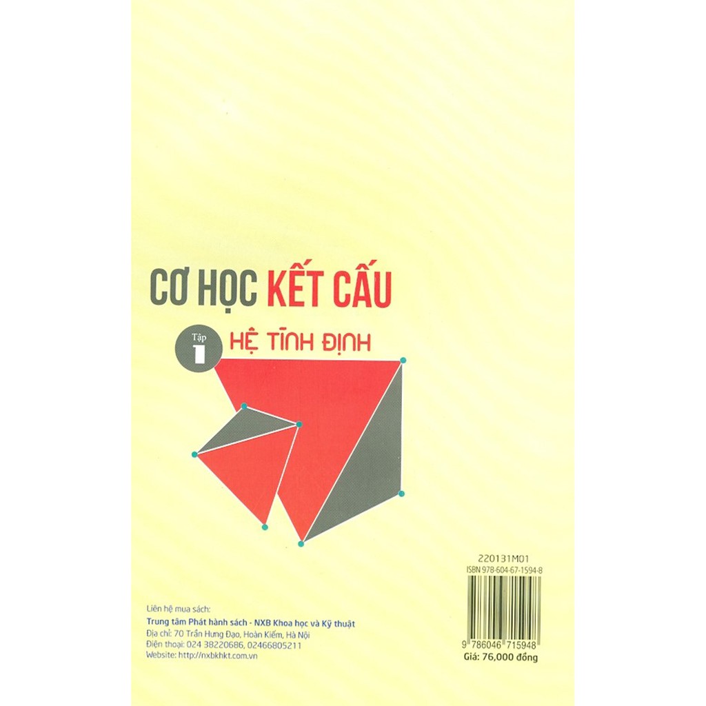 Sách - Cơ Học Kết Cấu - Tập 1 - Hệ Tĩnh Định