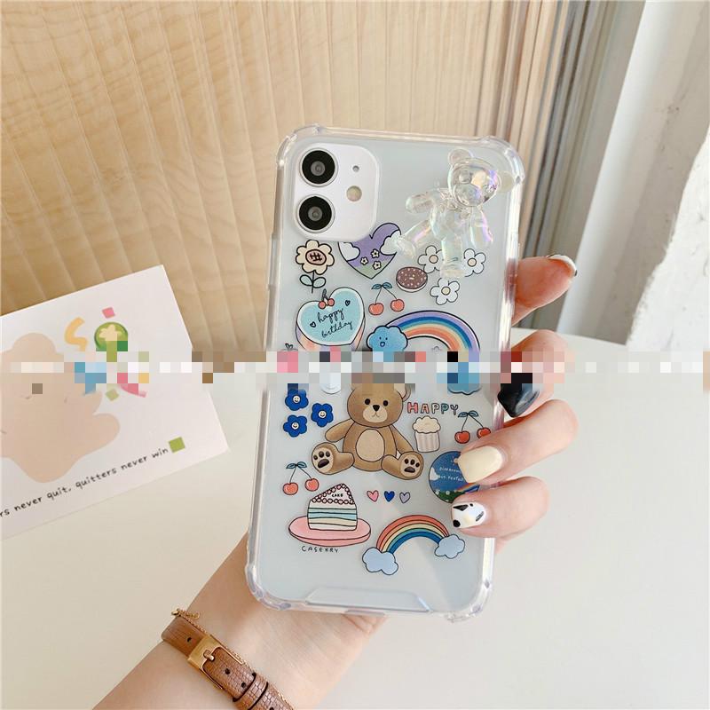 Ốp Điện Thoại Gắn Dây Đeo Cổ Tay Hình Gấu Dễ Thương Cho Iphone11pro / Max 12 Xrxsmaxiphone12 | BigBuy360 - bigbuy360.vn