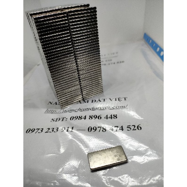 Nam châm 30*15*3mm nam châm trắng siêu hít. nam châm gắn xe đạp điện, nam châm thí nghiệm, nam châm hình chữ nhật trắng