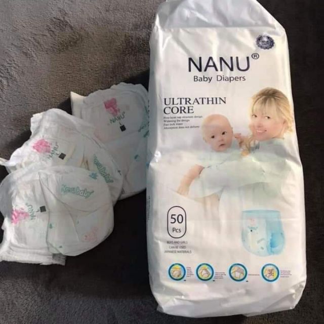 Combo bỉm nanu M 100m L100m Xl 100m