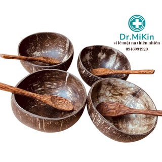 Combo Bát Trộn Gáo Dừa Handmade