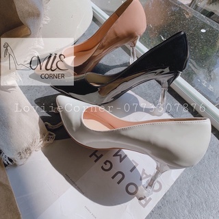 GIÀY CAO GÓT LOVIIECORNER - GIÀY CAO GÓT 5 PHÂN THỜI TRANG - GIÀY NỮ BÍT MŨI DA BÓNG - GIÀY GÓT NHỌN CÔNG SỞ - G201154