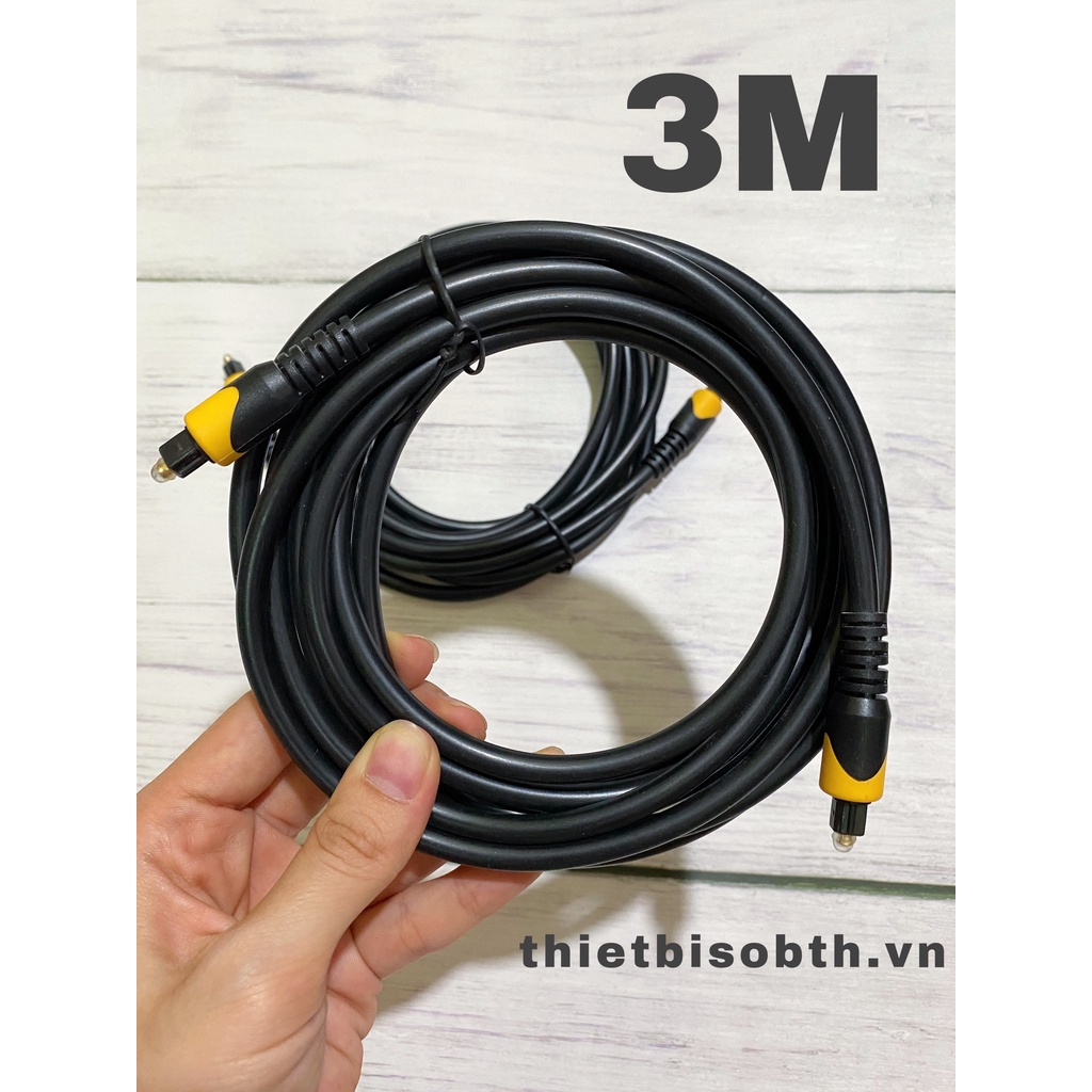 Dây Audio Quang sợi to 6.0  Dài 3M-Sản phẩm cao cấp