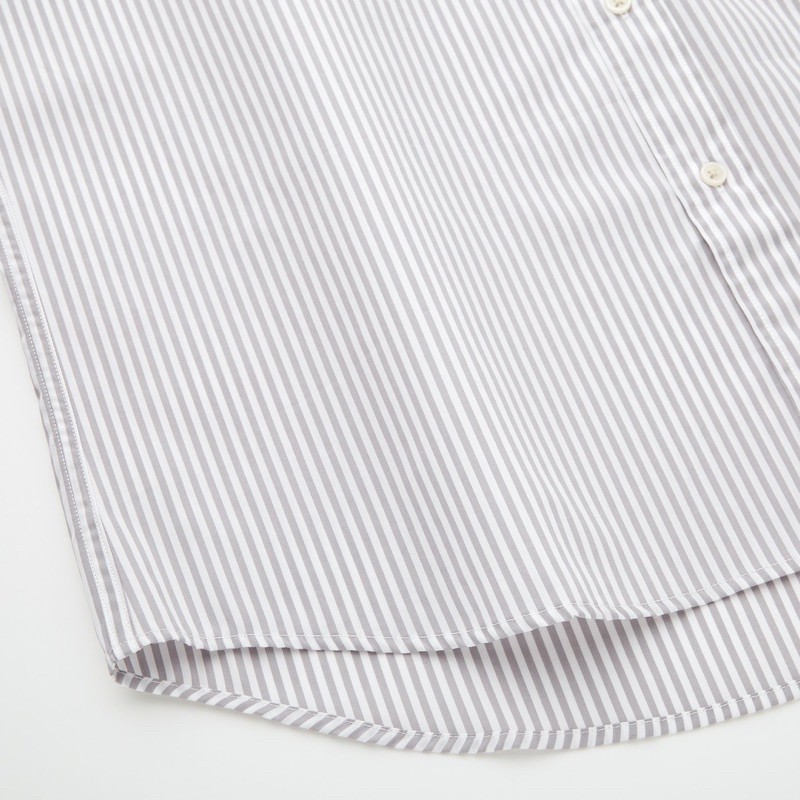 Áo sơ mi kẻ sọc nam dài tay thời trang, thanh lịch của UNIQLO