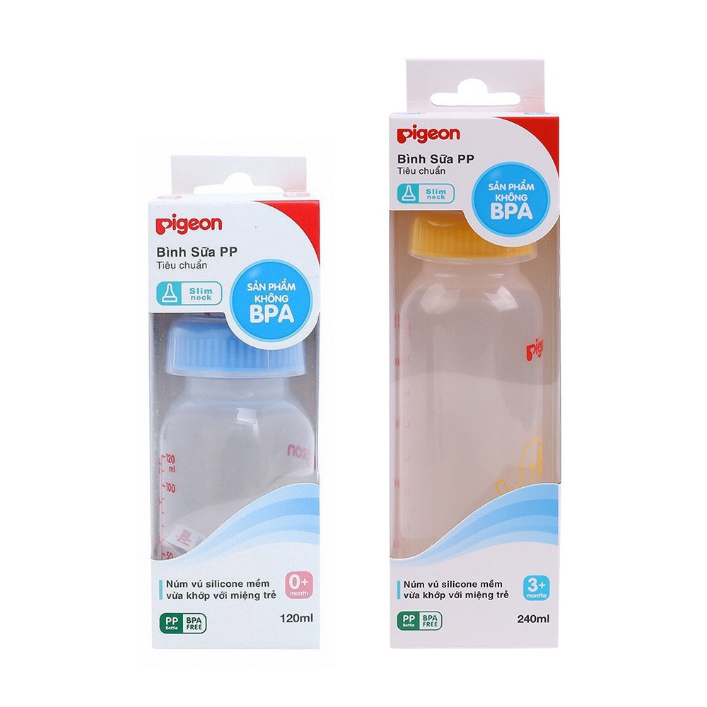 Bình sữa PP Pigeon 240ml/120ml