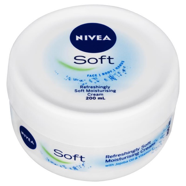 Kem dưỡng ẩm cho da mặt và toàn thân Nivea Soft 200ml