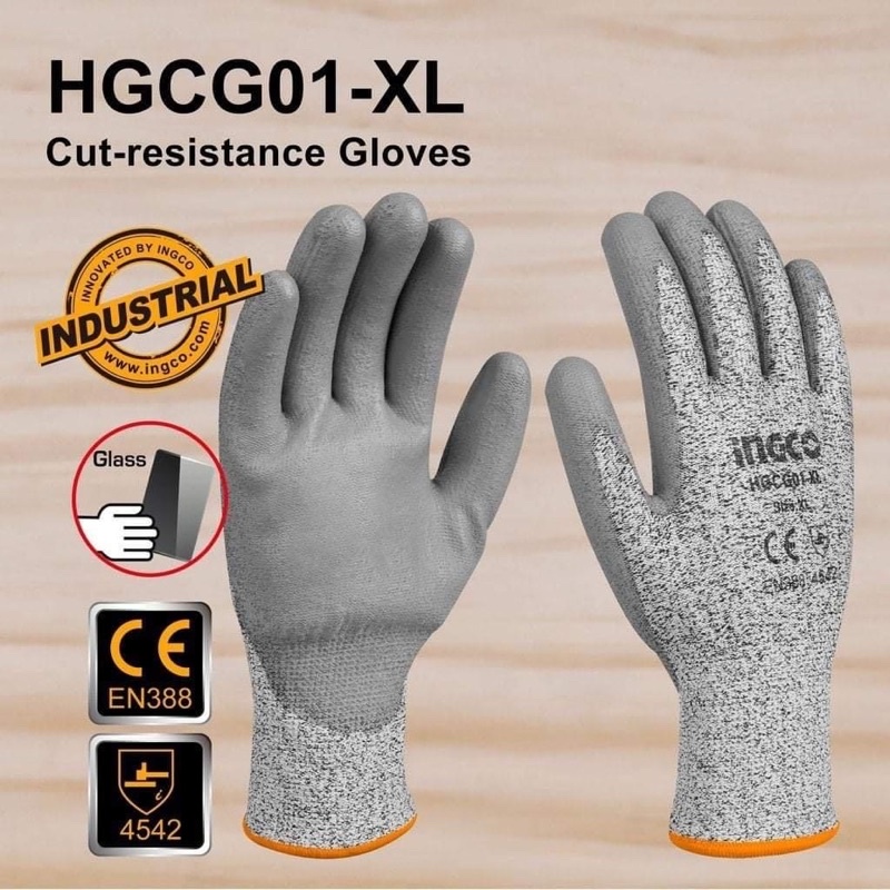 Bao tay chống cắt, có lớp cách điện (Size XL) iNGCO HGCG01-XL