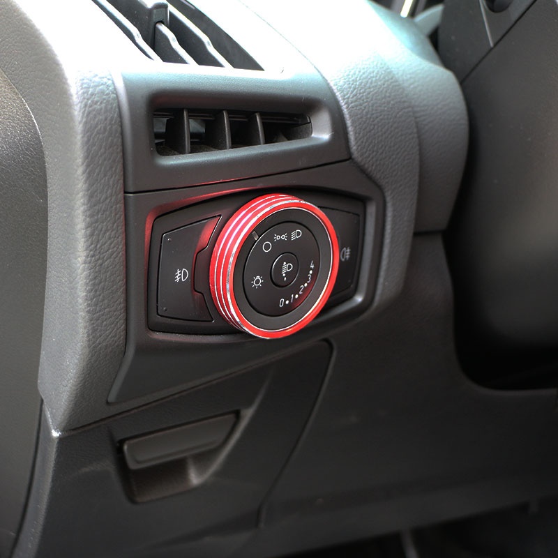 Khung hợp kim nhôm Aluminium bọc núm điều chỉnh đèn pha cho Ford Focus 3 4 MK3 MK4 KUGA Kuga Escape Mondeo Ford Edge
