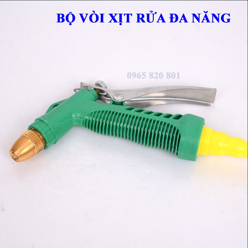 Vòi xịt nước tưới cây, rửa xe Phun tia Phun sương đa năng lắp ống 16mm, 20mmvà 25mm