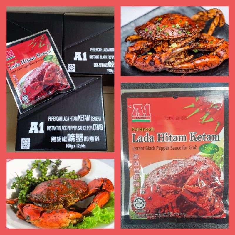 Sốt Cua Tiêu Đen Singapore 100gr - Product of Malay