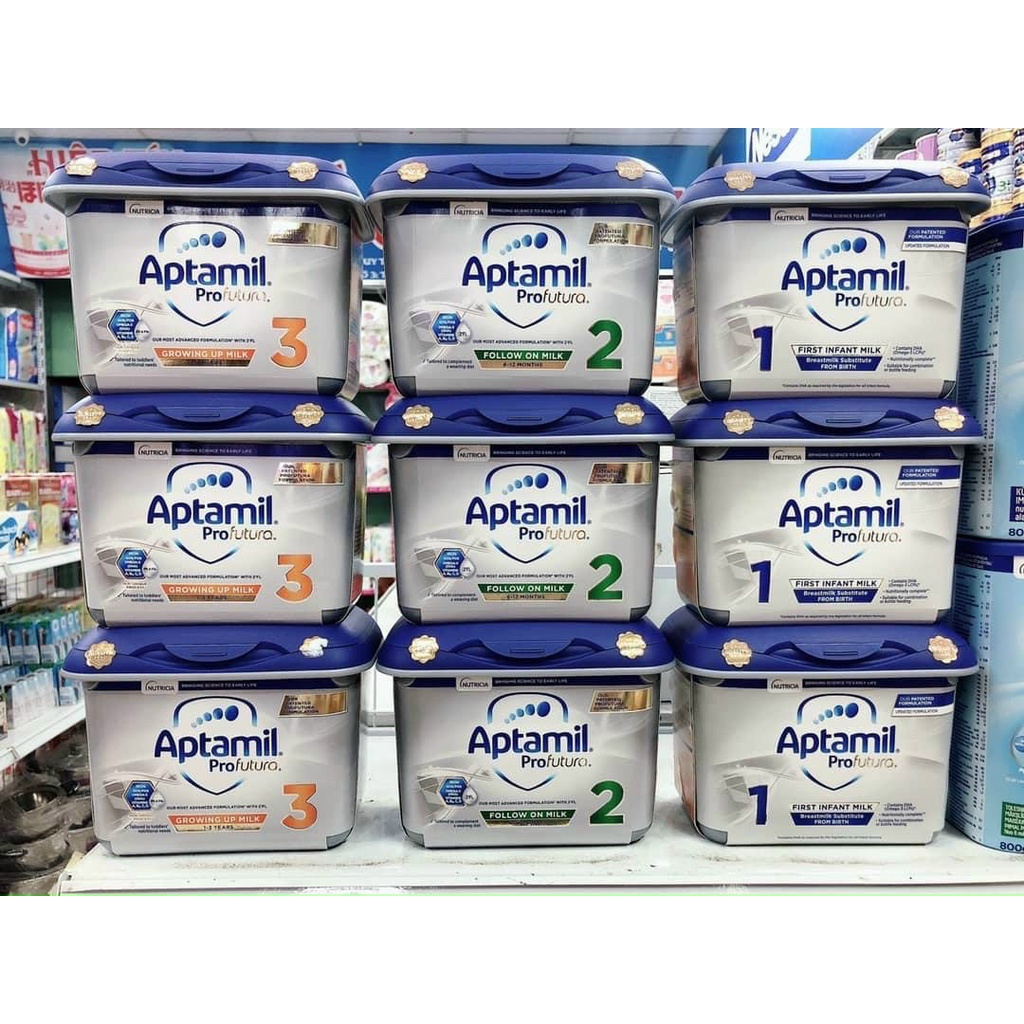 Sữa Aptamil Anh mẫu mới nhất số 1, 2, 3 dễ hấp thu giúp trẻ tiêu hóa tốt  -  𝐁𝐞𝐚𝐧 𝐒𝐭𝐨𝐫𝐞