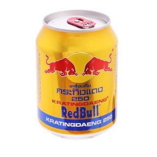 Nước tăng lực bò húc Redbull chính hiệu nhập khẩu từ Thái Lan lon 250ml