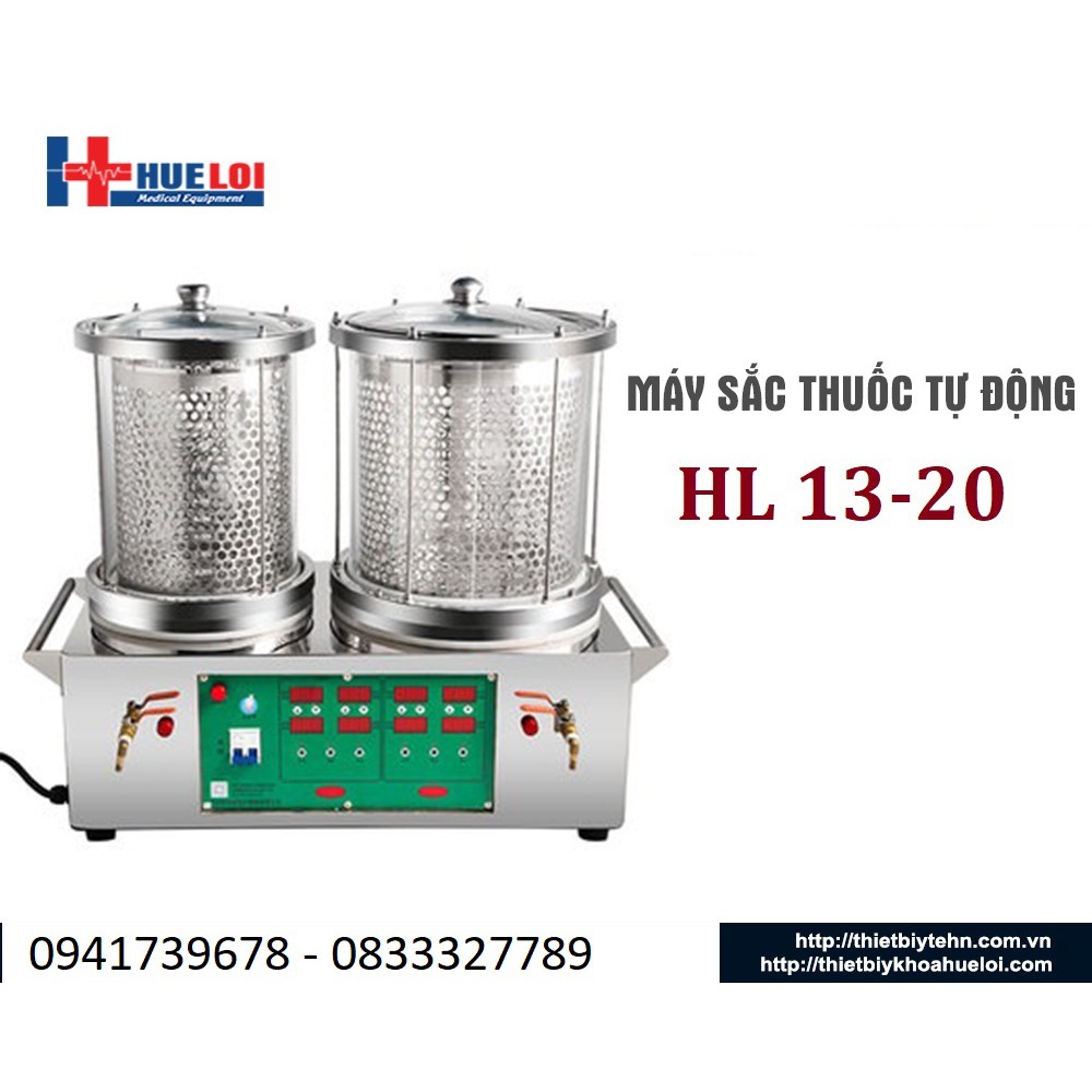 Máy sắc thuốc bắc 2 nồi đun thế hệ mới