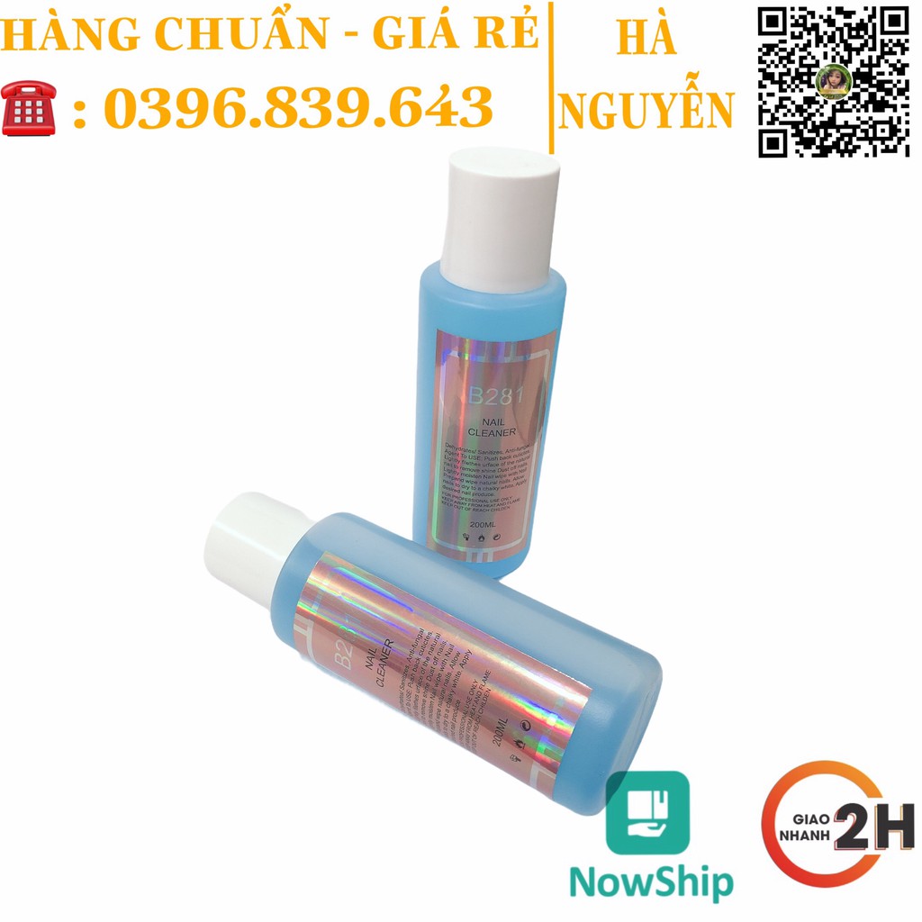 [ SIÊU RẺ ] Nước Lau Gel B281  200ml - Cồn Thơm Lau Gel