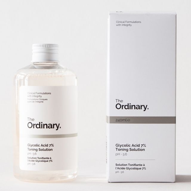 Nước hoa hồng tẩy da chết AHA The Ordinary Glycolic Acid 7% Toning Solution