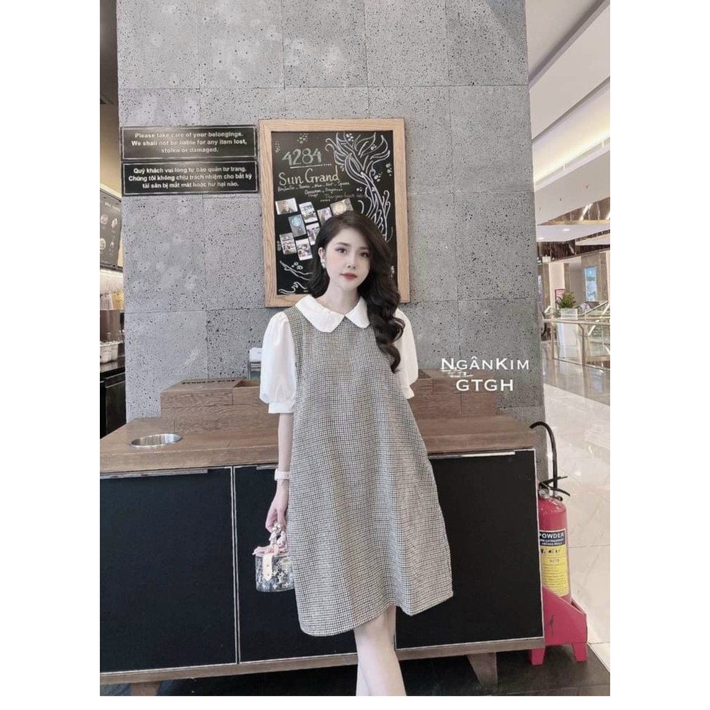 [xả kho] váy bầu cao cấp cực sang chảnhchất lụa nhung siêu siêu mátfrom rộngfree size 43~67kg