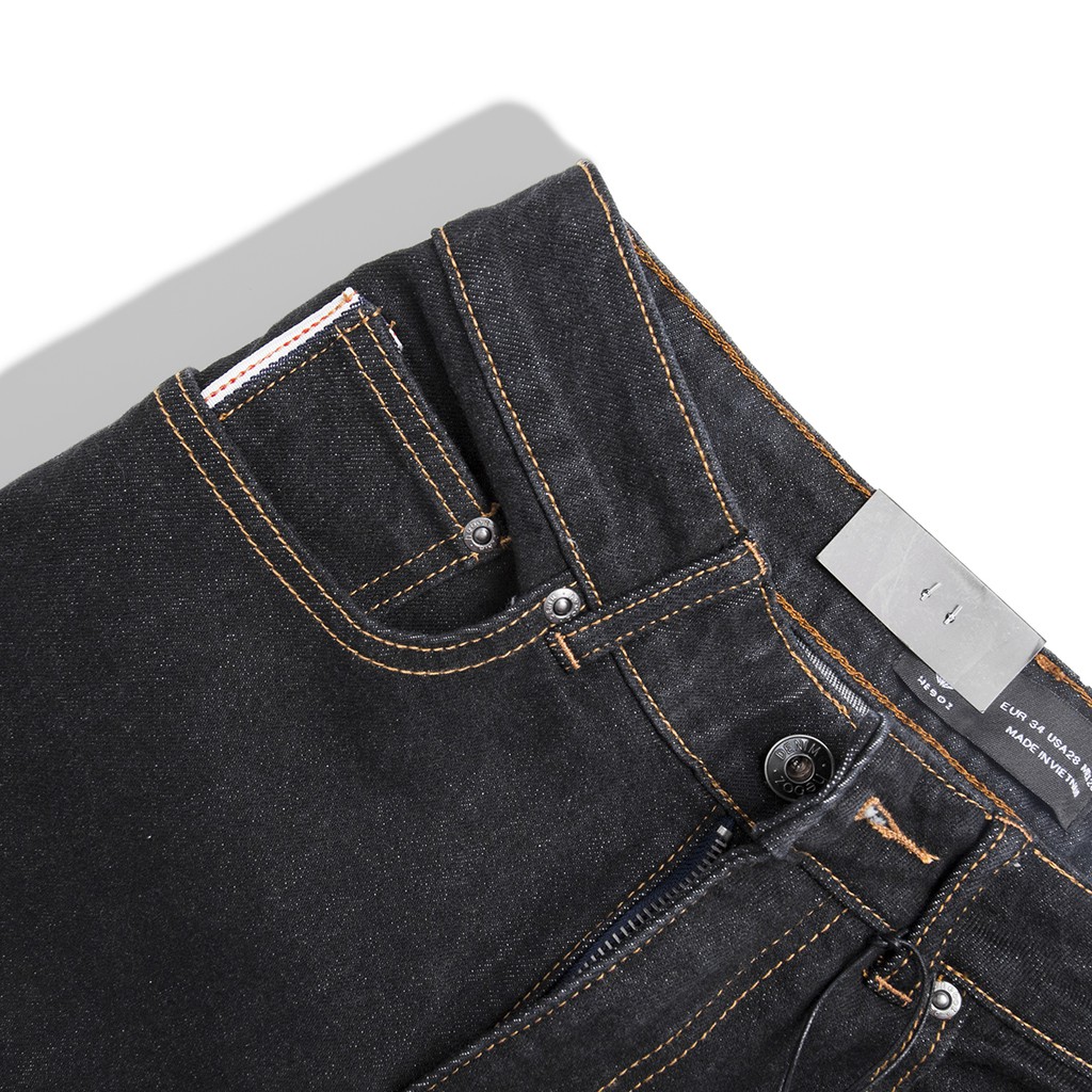 Quần jean nam in lai HEBOZ Indigo co giãn thoải mái 210342 | BigBuy360 - bigbuy360.vn