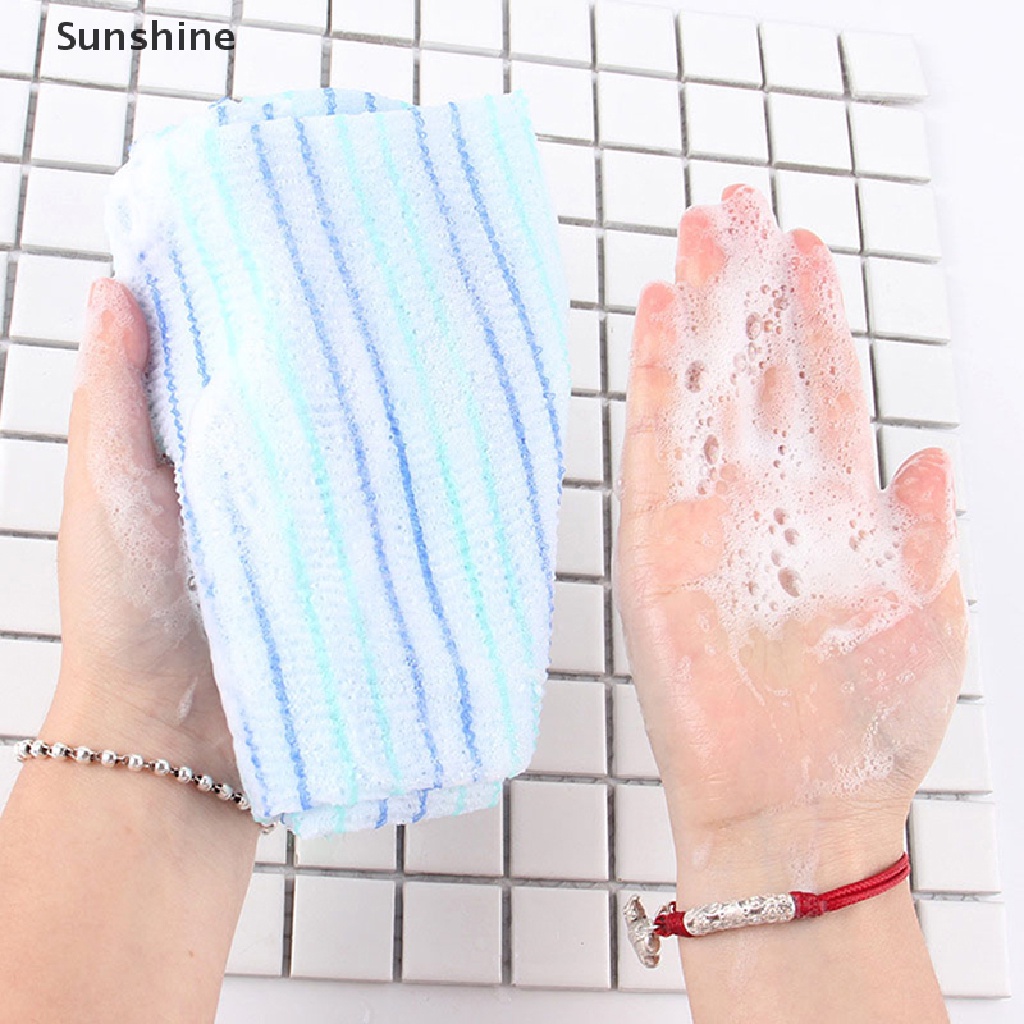 Khăn Tắm Chà Lưng Loại Bỏ Tế Bào Chết Bằng Viscose Phong Cách Hàn Quốc 30x90cm