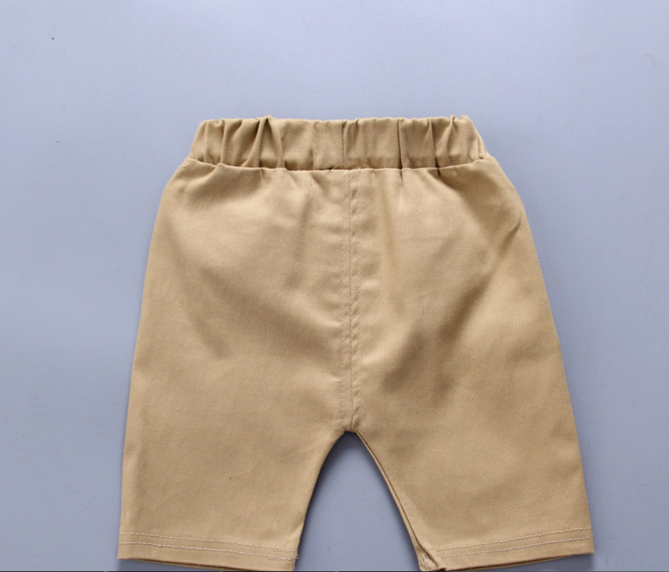 【Quần áo trẻ em】 Quần áo trẻ em trai 0-4 tuổi Áo phông + quần short