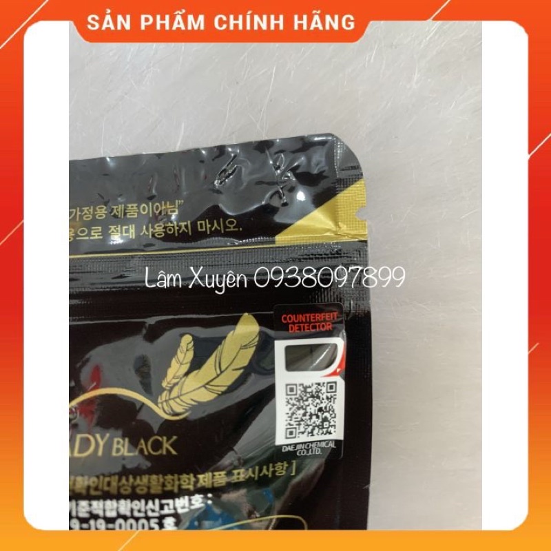 CHÍNH HÃNG Keo nối mi LADY BLACK 5g dạng keo lỏng, màu đen, độ khô keo 1-3s, độ bền mi 5-7 tuần, có mã QR code