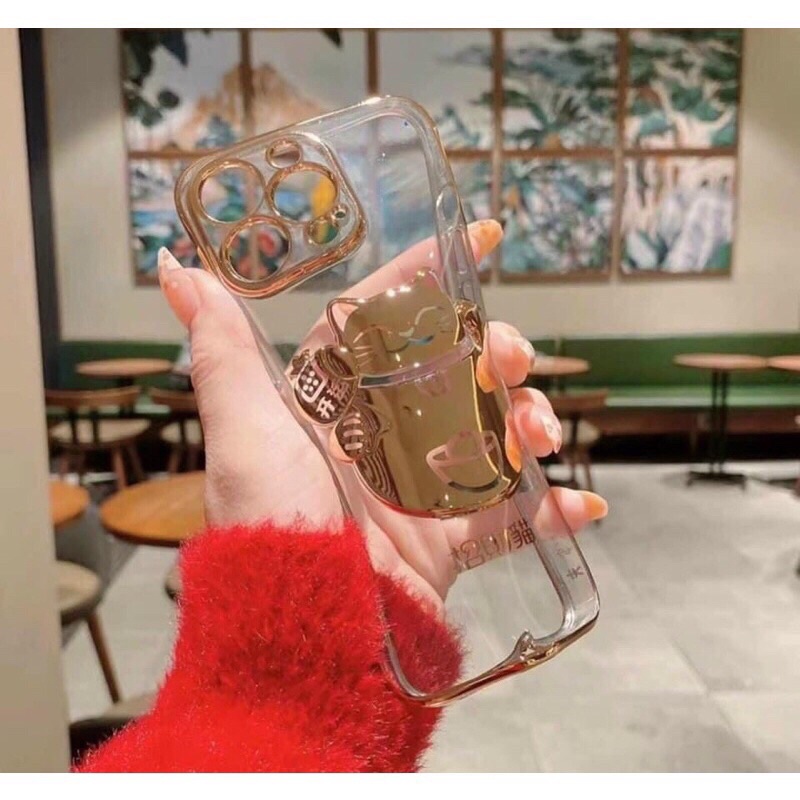 Ốp mèo thần tài Nhật Bản Ip 12 pro max/ ip13