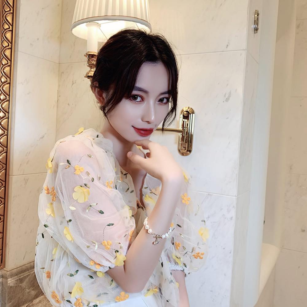 Vòng Đeo Tay Kiểu Dáng Đơn Giản Hợp Thời Trang|Mặt Dây Chuyền Thiết Kế Xinh Xắn Cho Bé Gái