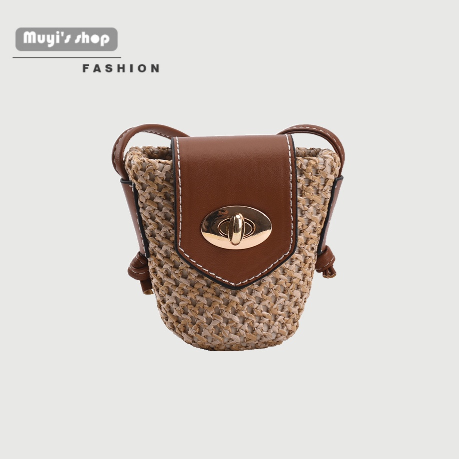 Túi cói Đan Lát Thời Trang Nữ Tính