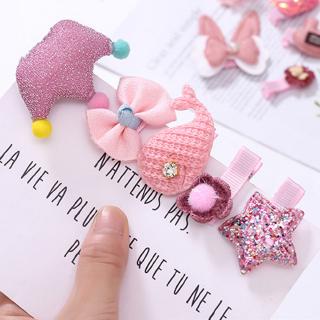 Set 5 Kẹp Tóc Đáng Yêu Cho Bé Gái
