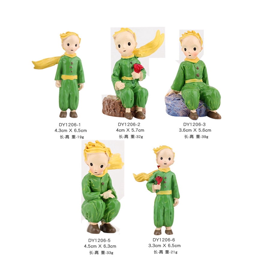 Set 7 Mô Hình Đồ Chơi Hoàng Tử Bé Trang Trí