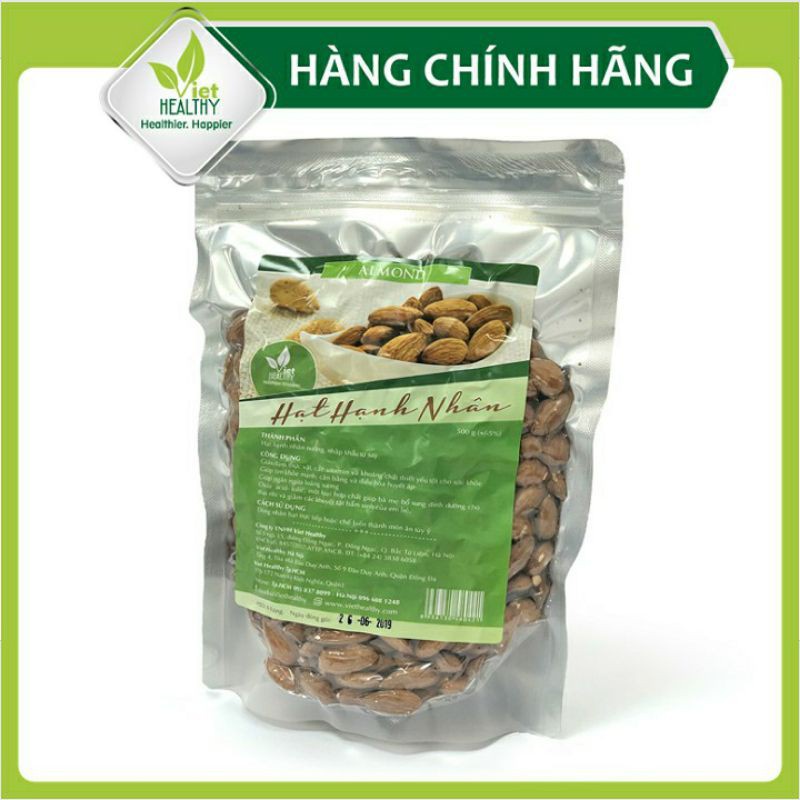 Hạt Hạnh Nhân Viethealthy 500gr Viethealthy