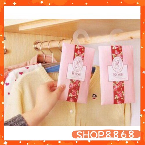 Túi Thơm Có Móc Treo Hương Thảo Mộc, Tự Nhiên Để Giày Dép, Tủ Quần Áo, Túi Ví - shop8868